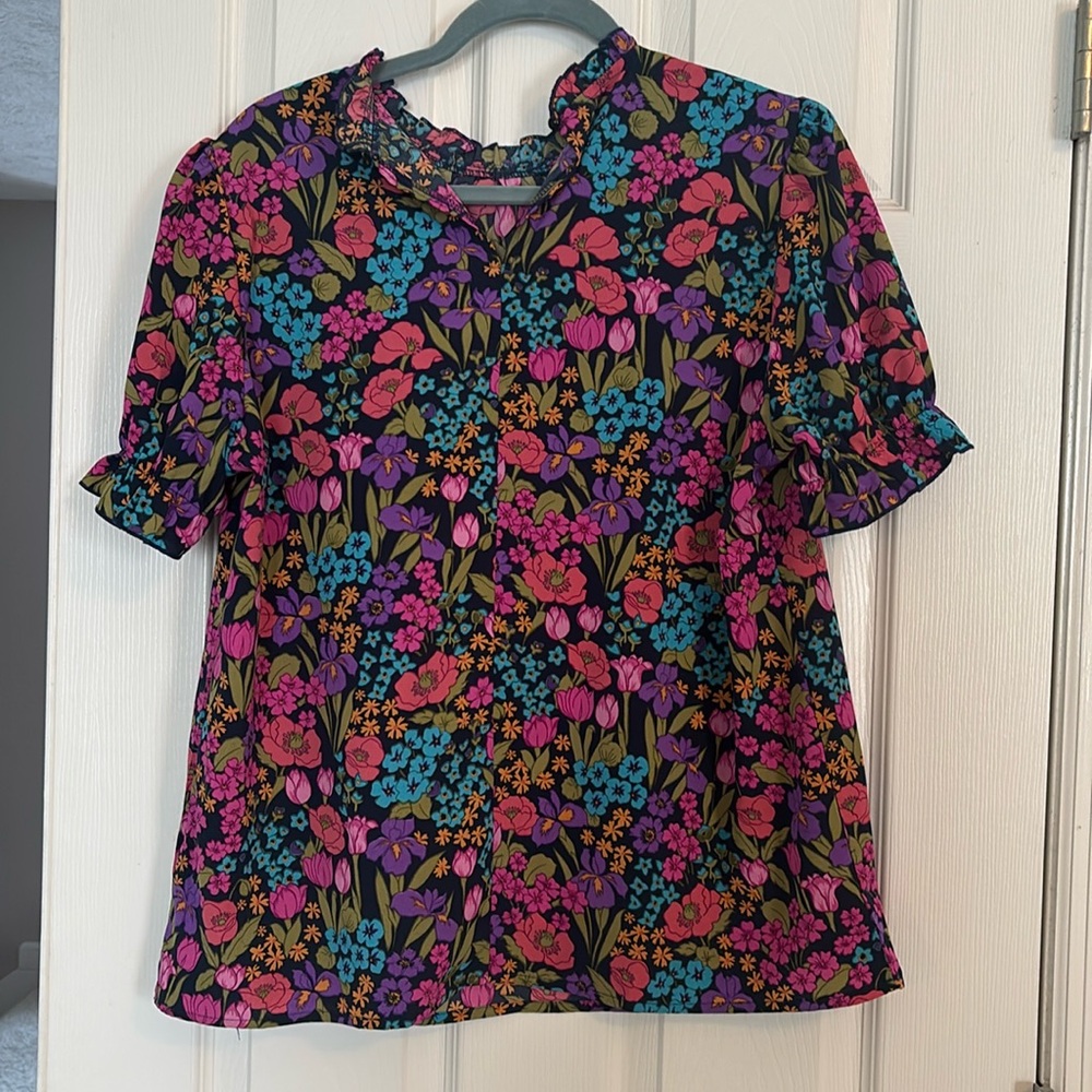 Women’s 1X Shein floral blouse